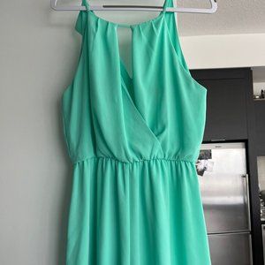 Seafoam Green Romper